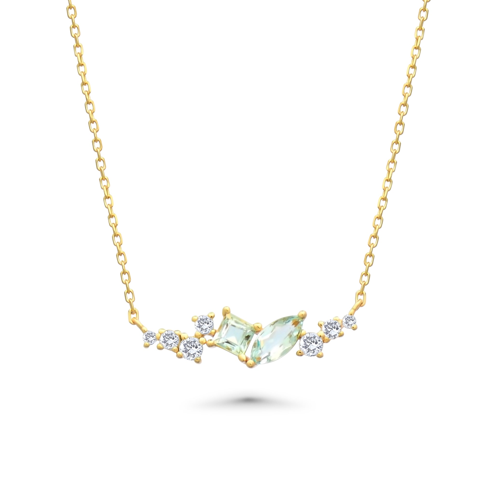 Cloudsong Necklace - Blue Topaz